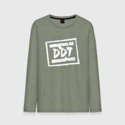 Мужской лонгслив хлопок ДДТ Лого DDT Logo