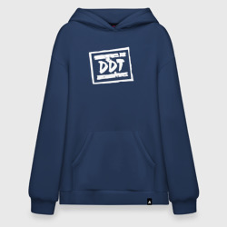 Худи SuperOversize хлопок ДДТ Лого DDT Logo