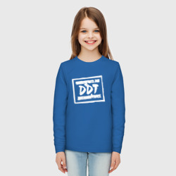Детский лонгслив хлопок ДДТ Лого DDT Logo - фото 2