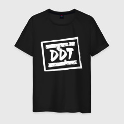 Мужская футболка хлопок ДДТ Лого DDT Logo