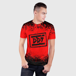 Мужская футболка 3D Slim ДДТ Лого - фото 2