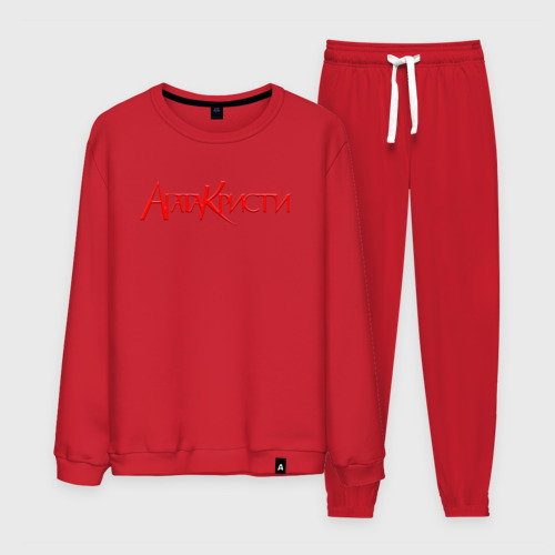 Мужской костюм хлопок Агата Кристи Red Logo, цвет красный