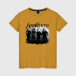 Женская футболка хлопок Группа Агата Кристи