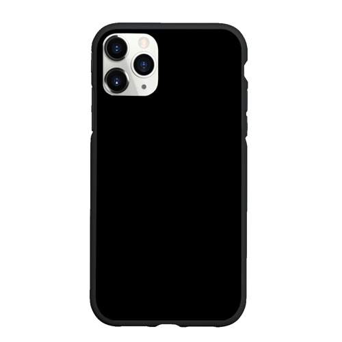 Чехол для iPhone 11 Pro Max матовый ЧЁРНАЯ МАСКА Фото 01 Чехол для iPhone 11 Pro Max матовый ЧЁРНАЯ МАСКА Фото 01