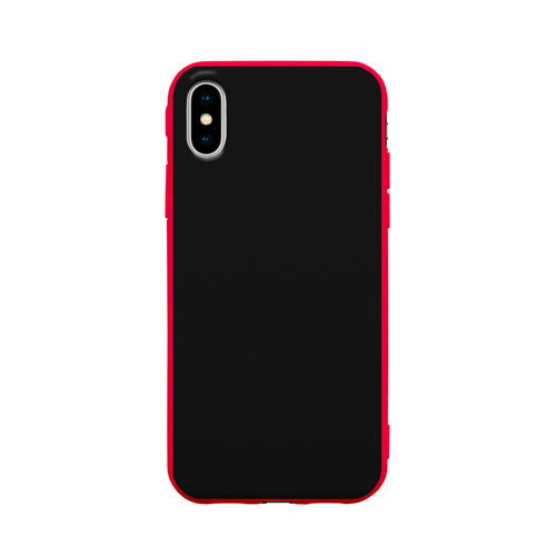 Чехол для iPhone X матовый ЧЁРНАЯ МАСКА Фото 01 Чехол для iPhone X матовый ЧЁРНАЯ МАСКА Фото 01