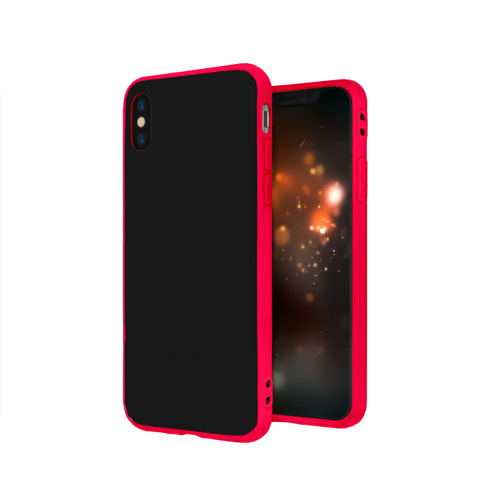 Чехол для iPhone X матовый ЧЁРНАЯ МАСКА Фото 01 Чехол для iPhone X матовый ЧЁРНАЯ МАСКА Фото 01