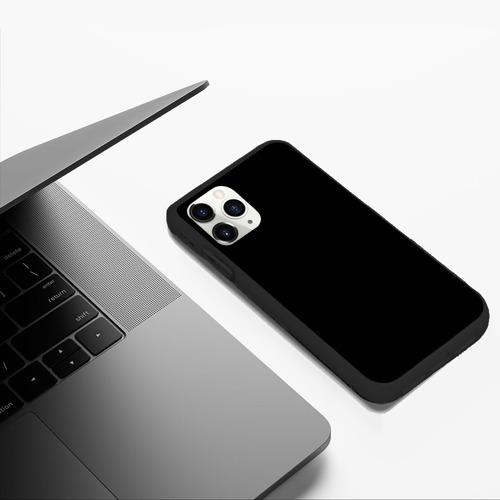 Чехол для iPhone 11 Pro Max матовый ЧЁРНАЯ МАСКА Фото 01 Чехол для iPhone 11 Pro Max матовый ЧЁРНАЯ МАСКА Фото 01
