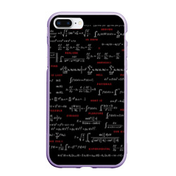Чехол для iPhone 7Plus/8 Plus матовый Математические формулы