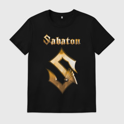 Мужская футболка хлопок Sabaton big logo