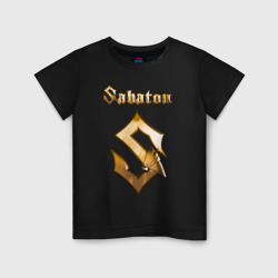 Детская футболка хлопок Sabaton big logo