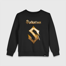 Детский свитшот хлопок Sabaton big logo