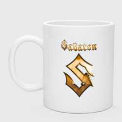 Кружка керамическая Sabaton big logo