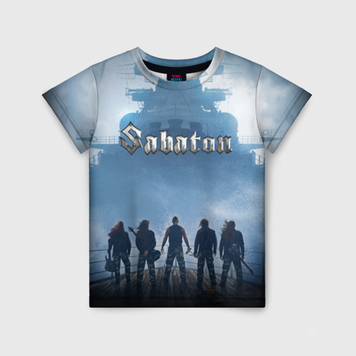 Детская футболка 3D Sabaton, цвет 3D печать