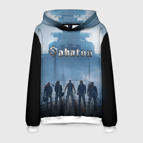 Мужская толстовка 3D Sabaton, цвет белый