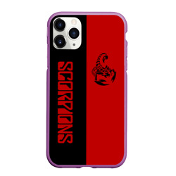 Чехол для iPhone 11 Pro Max матовый Scorpions Скорпионс