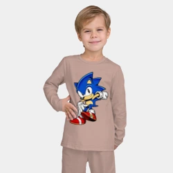 Детская пижама с лонгсливом хлопок Sonic - фото 2
