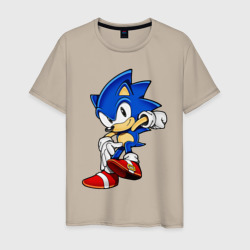 Мужская футболка хлопок Sonic