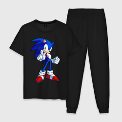 Sonic – Мужская пижама хлопок с принтом купить со скидкой в -10%