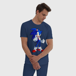 Мужская пижама хлопок Sonic - фото 2