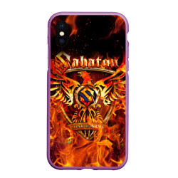 Чехол для iPhone XS Max матовый Sabaton Сабатон