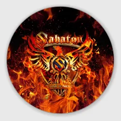 Круглый коврик для мышки Sabaton Сабатон