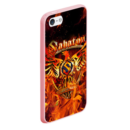 Чехол для iPhone 5/5S матовый Sabaton Сабатон, цвет баблгам - фото 3