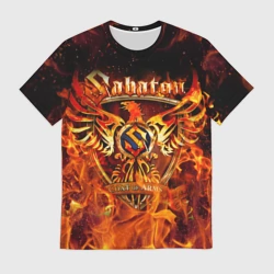 Мужская футболка 3D Sabaton Сабатон