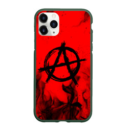 Чехол для iPhone 11 Pro матовый Анархия anarchy