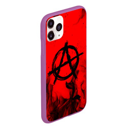 Чехол для iPhone 11 Pro Max матовый Анархия anarchy - фото 2