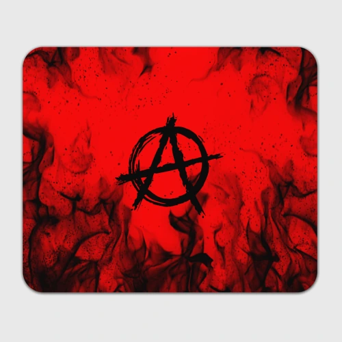 Прямоугольный коврик для мышки Анархия anarchy