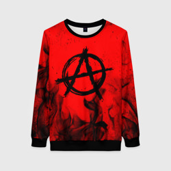 Женский свитшот 3D Анархия anarchy