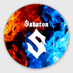 Круглый коврик для мышки Sabaton Сабатон