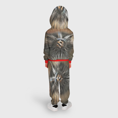 Детский костюм с толстовкой 3D Sabaton, цвет красный - фото 4