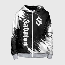 Детская толстовка 3D на молнии Sabaton Сабатон