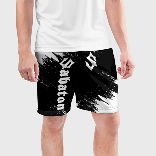 Мужские шорты спортивные Sabaton Сабатон, цвет 3D печать - фото 3