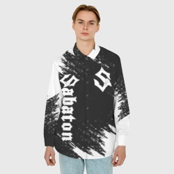 Мужская рубашка oversize 3D Sabaton Сабатон - фото 2