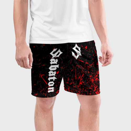 Мужские шорты спортивные Sabaton Сабатон, цвет 3D печать - фото 3