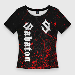 Женская футболка 3D Slim Sabaton Сабатон