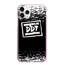 Чехол для iPhone 11 Pro Max матовый ДДТ лого DDT logo