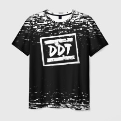 Мужская футболка 3D ДДТ лого DDT logo