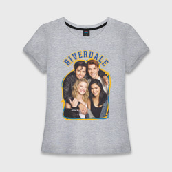 Женская футболка хлопок Slim Riverdale Heroes