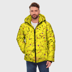 Мужская зимняя куртка 3D Пикачу - фото 2