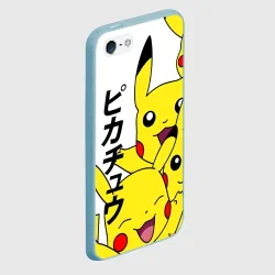 Чехол для iPhone 5/5S матовый Пикачу - фото 2