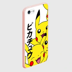 Чехол для iPhone 5/5S матовый Пикачу - фото 2