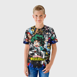 Детская футболка 3D Моя геройская академия - фото 2