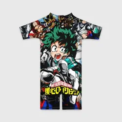 Детский купальный костюм 3D Моя геройская академия