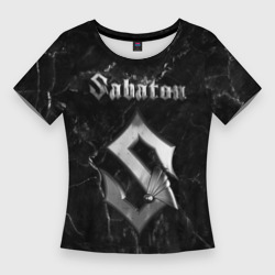 Женская футболка 3D Slim Sabaton Сабатон