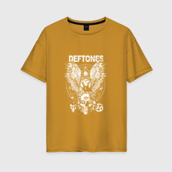 Женская футболка хлопок Oversize Deftoneww