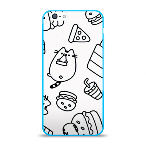 Чехол для iPhone 6/6S глянцевый КОТИКИ ЕДА Фото 01 Чехол для iPhone 6/6S глянцевый КОТИКИ ЕДА Фото 01