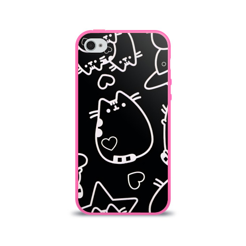 Чехол для Apple iPhone 4/4S силиконовый глянцевый КОТИК Фото 01 Чехол для Apple iPhone 4/4S силиконовый глянцевый КОТИК Фото 01